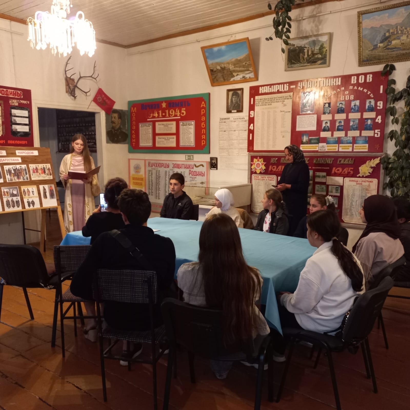 Экскурсия для детей в Курахский историко-краеведческий музей Национальный музей Республики Дагестан им. А. Тахо-Годи.